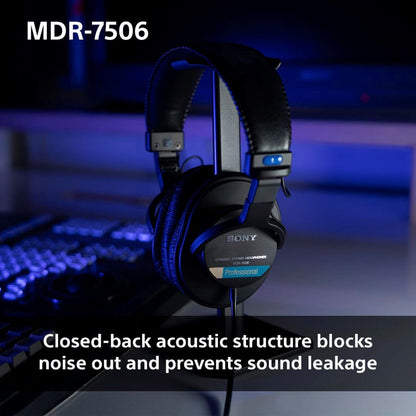 Sony MDR7506 Professional Large Diaphragm Headphone Packaging